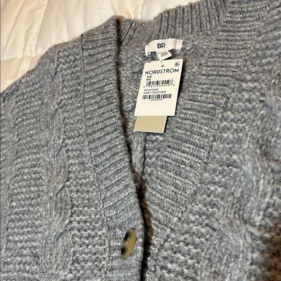 Nordstrom BP V Neck Chunky Knit Cardigan - Picture 6 of 11